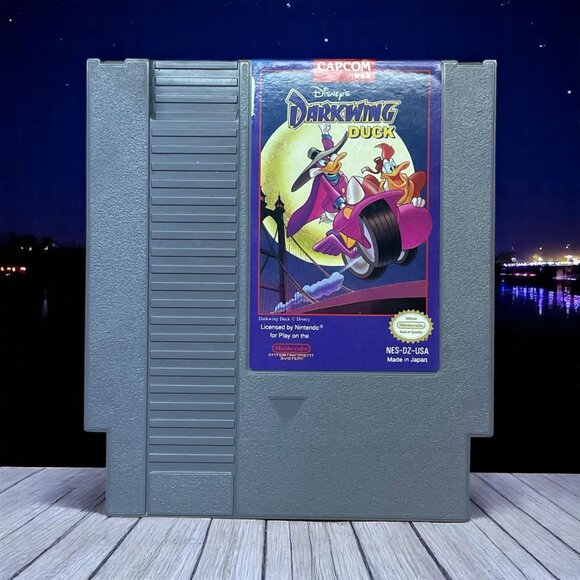 1992 Disney's Darkwing Duck Cartridge Nintendo NES Sleeve